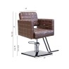 Sillon Peluqueria Marsella Marrón