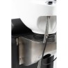 Lavacabezas Metri Electrico Negro Ceramica Blanca