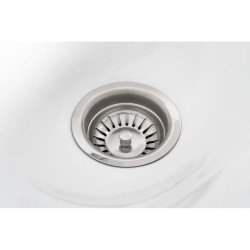 Lavacabezas Metri Electrico Negro Ceramica Blanca