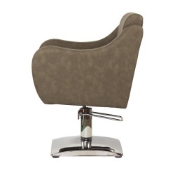 Silla Peluquería Nantes Marron