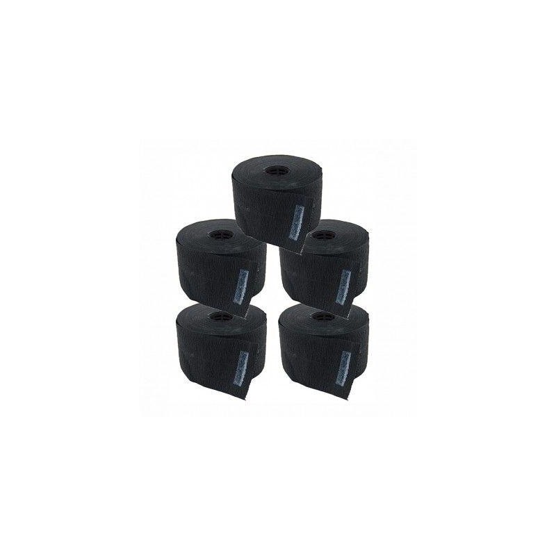 Rollo Papel Cuello Negro - 5 Unid