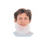 Cobre-barba TST em polipropileno Branco 100 unidades.