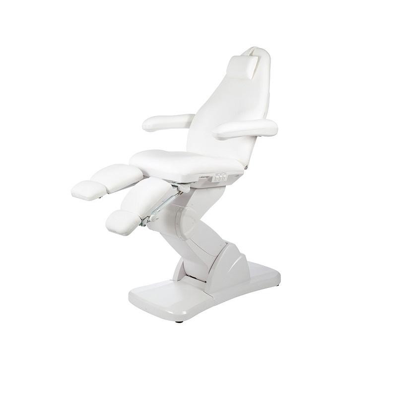 Sillón Podología Eléctrico 3 Motores Cubo Blanco