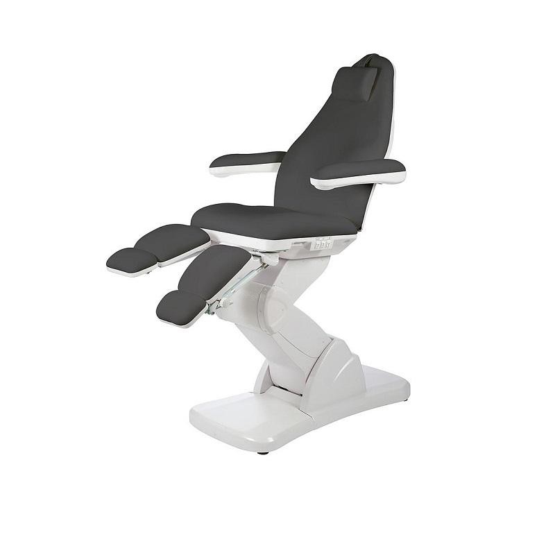 Sillón Podología Eléctrico 3 Motores Cubo Gris
