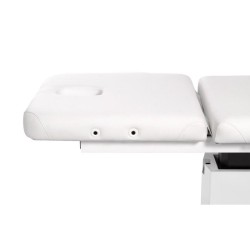 Camilla Estetica Eléctrica Rukba Blanca Base Blanca
