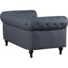 Sillon Chester Gris 2 Plazas