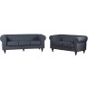Sillon Chester Gris 3 Plazas