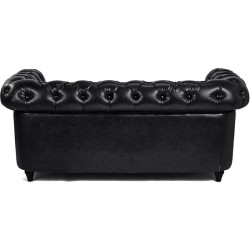 Sillon Sofa Espera Chester Dock Negro Vintage