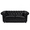 Sillon Sofa Espera Chester Dock Negro Vintage