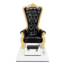 Sillon Pedicura Donna Plus Negro con Bañera