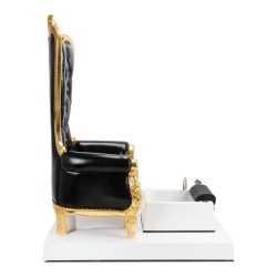 Sillon Pedicura Donna Plus Negro con Bañera