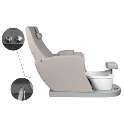 Sillon Pedicura Spa Freddie Gris
