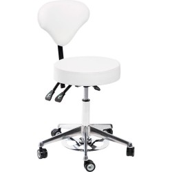 Taburete con Respaldo Orion Adapt Gris Oscuro