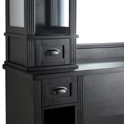 Tocador de Barberia con Vitrina William 2B