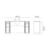 Lavacabezas con Mueble de Barberia William 5B/22 ( Pica Negra )