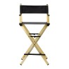 Cadeira de Maquilhagem Dobrável em Alumínio Dourado
