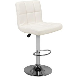 Taburete con Respaldo Conan Blanco