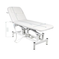 Camilla Electrica 1 Motor Lilly Blanca