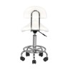 Taburete con Respaldo Conley Blanco