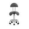 Taburete con Respaldo Conley Gris