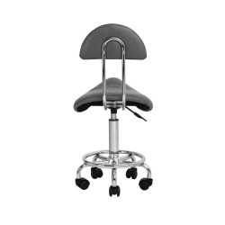 Taburete con Respaldo Conley Gris