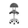 Taburete con Respaldo Conley Gris