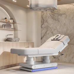 Camilla Electrica Spa con Calefaccion Luminy 4 Motores con Luz LED