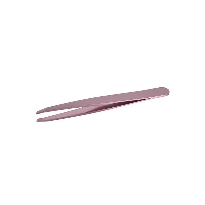 Bifull - Pink Bronze Pinza Ergonomica Punta Curvada 9.5 cm