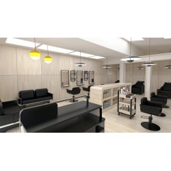 Lavacabezas Peluqueria Electrico Hera Negro Cerámica Negra