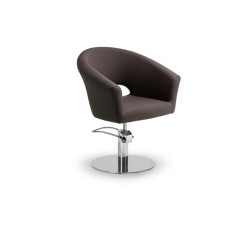 Poltrona de Corte de Cabelo Arcel Marrom