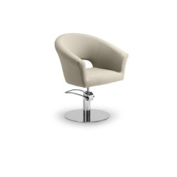 Sillon Corte Peluqueria Arcel Gris Claro - Piedra