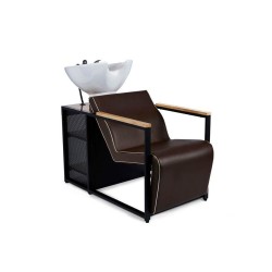 Lavacabezas Peluqueria Electrico Marron Ascott Pica Blanca