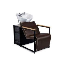 Lavacabezas Peluqueria Electrico Marron Ascott Pica Blanca