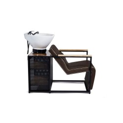 Lavacabezas Peluqueria Electrico Marron Ascott Pica Blanca