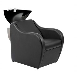 Lavacabezas Metri Electrico Negro Ceramica Negra