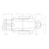 Sillon Podologia Electrico Tarse 5 Motores Blanco