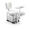 Silla Pedicura Tendy Blanco