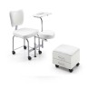 Silla Pedicura Tendy Blanco