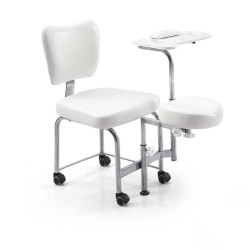 Silla Pedicura Tendy Blanco