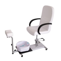 Sillon Pedicura con Bañera Astra Blanco