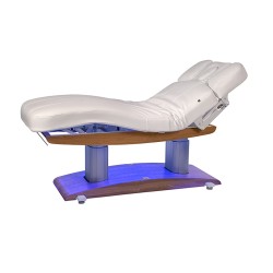Camilla Masaje Spa de Madera 4 Motores Troch Base Clara