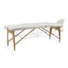 Camilla Plegable de Madera 3 Cuerpos Sella Blanca