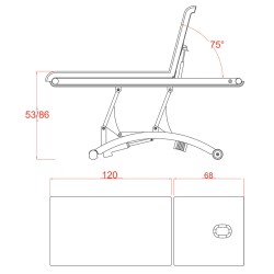 Marquesa Massage Eléctrica Fisioterapia Cervic Cinzento