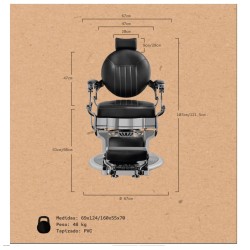 Sillon Barbero Caesar Mercury Plus