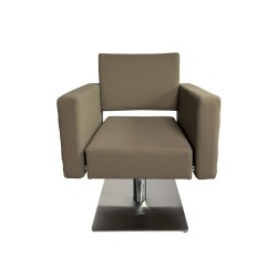 Silla Peluqueria Maya Marron