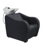 Lavacabezas Peluqueria Velaris Negro Ceramica Blanca