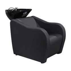 Lavacabezas Peluqueria Velaris Negro Ceramica Negra