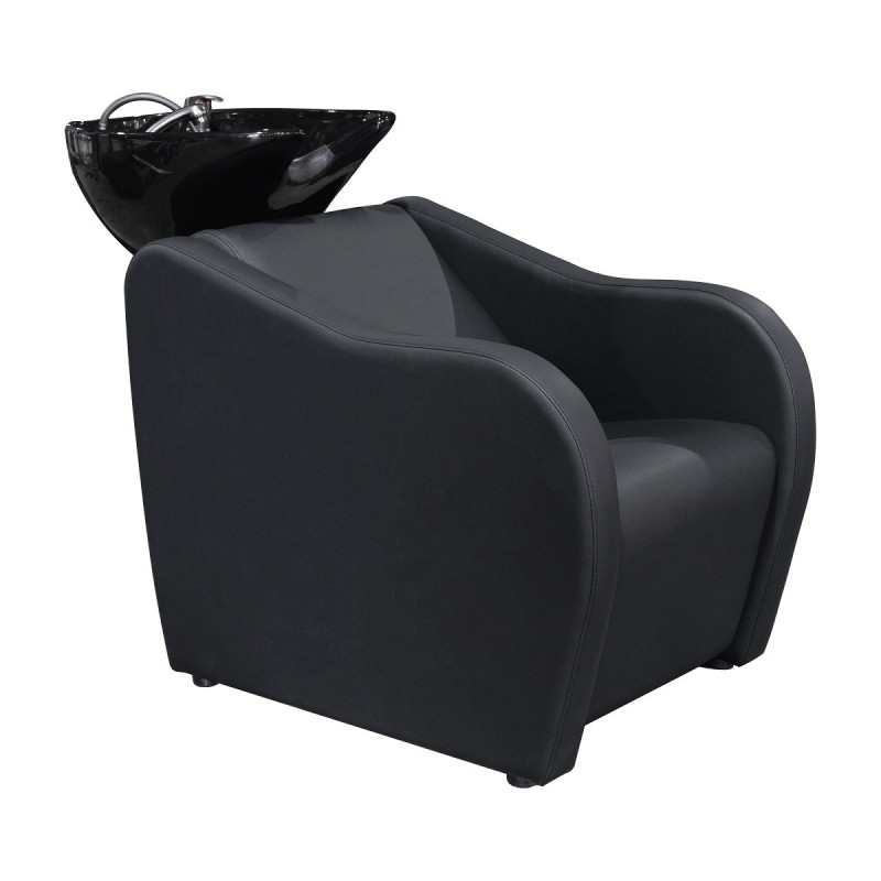 Lavacabezas Peluqueria Velaris Negro Ceramica Negra