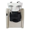 Lavacabezas Peluqueria Velaris Electrico Beige Ceramica Blanca