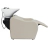 Lavacabezas Peluqueria Velaris Electrico Beige Ceramica Blanca